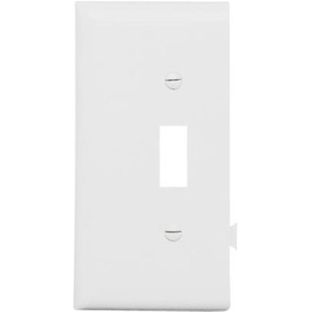 NEXTGEN PJSE1W Toggle Opening End Section Sectional Nylon Wall Plate; White NE579637